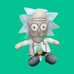 The Toy Factory Rick and Morty" Rick Plush Stuffed Doll 5"